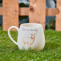 LANGS : Lamb With Wellies White Mug