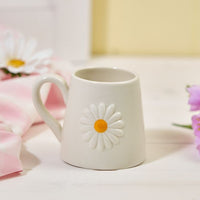 LANGS : Daisy 3D White Mug