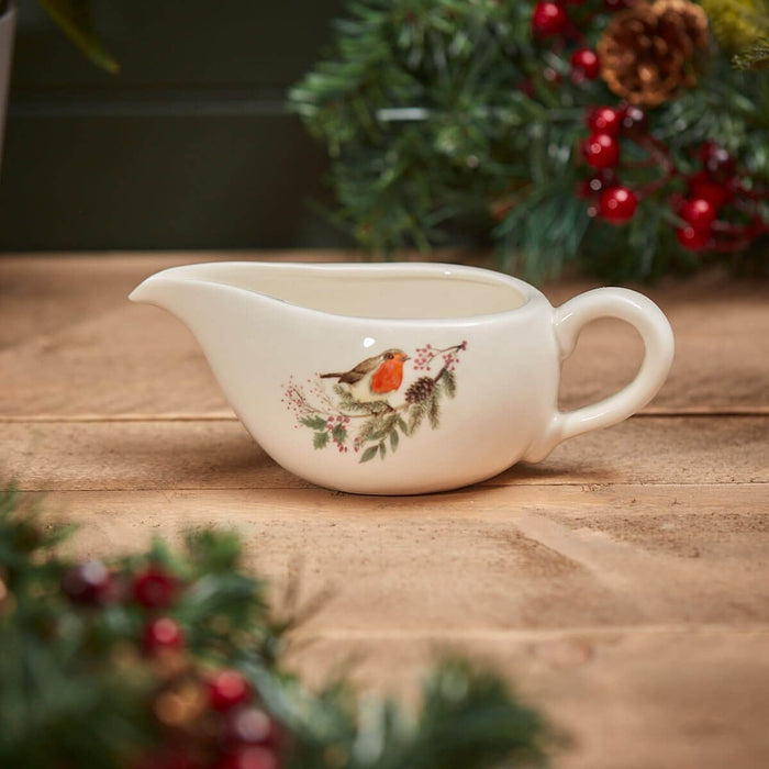 LANGS Christmas Robin Gravy Boat