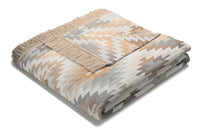 BIEDERLACK : Cotton Home - Aztec Natural Throw - 140x180