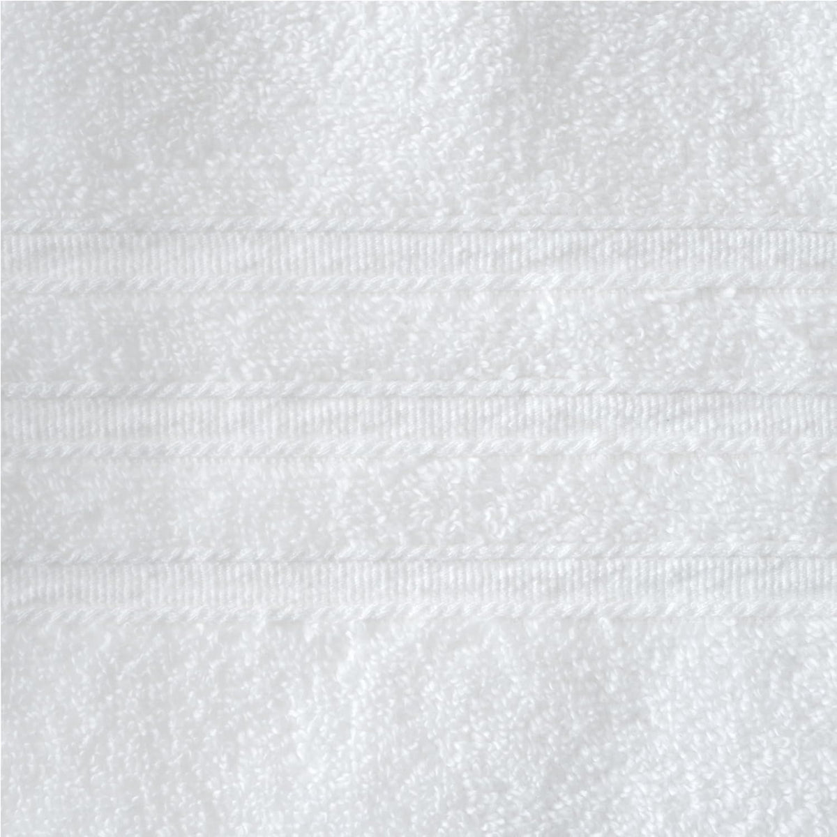 CATHERINE LANSFIELD Zero Twist Cotton Towel - White (Available in 3 Sizes)