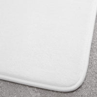 CATHERINE LANSFIELD : Anti-Bacterial Memory Foam Bath Mat - White