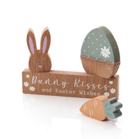 LANGS Easter Bunny Block Wooden Set