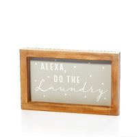 LANGS : Alexa Laundry Framed Plaque