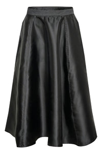 CULTURE Tafta A-Line Skirt with Pockets - Black