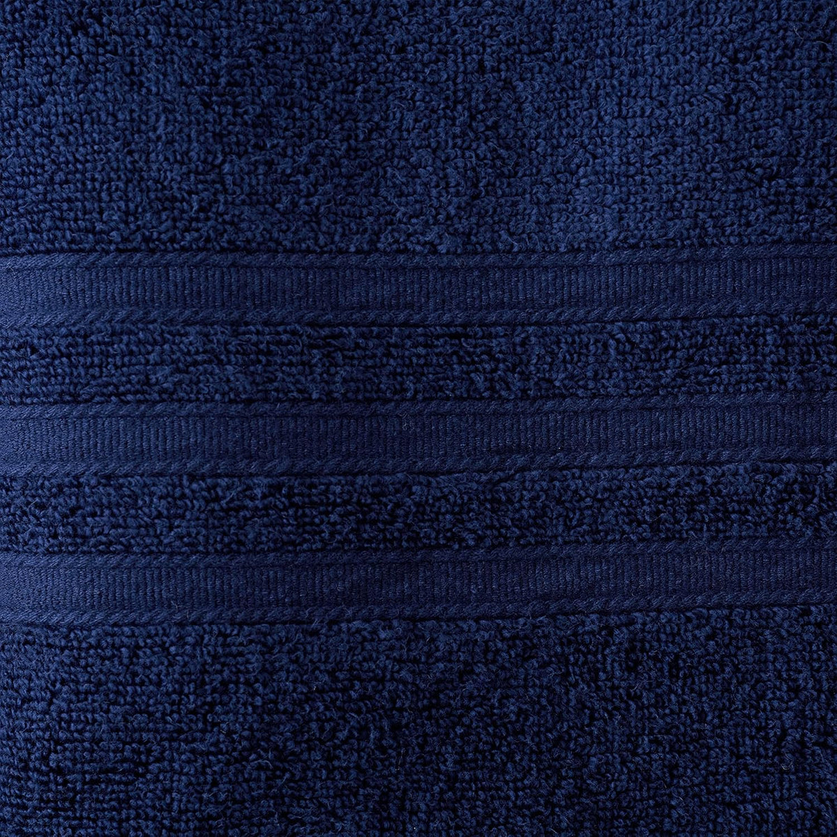 CATHERINE LANSFIELD : Zero Twist Cotton Towel - Navy (Available in 3 Sizes)