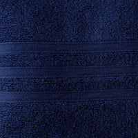 CATHERINE LANSFIELD : Zero Twist Cotton Towel - Navy (Available in 3 Sizes)