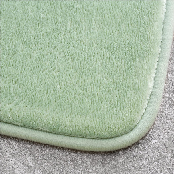 CATHERINE LANSFIELD : Anti-Bacterial Memory Foam Bath Mat - Sage Green