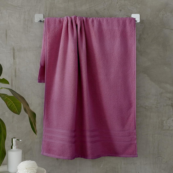 CATHERINE LANSFIELD : Zero Twist Cotton Towel - Raspberry (Available in 3 Sizes)