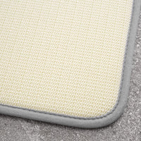 CATHERINE LANSFIELD : Anti-Bacterial Memory Foam Bath Mat - Silver Grey