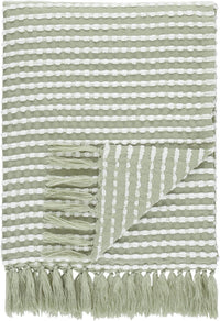 CATHERINE LANSFIELD : Stab Stitch Blanket Throw - Sage