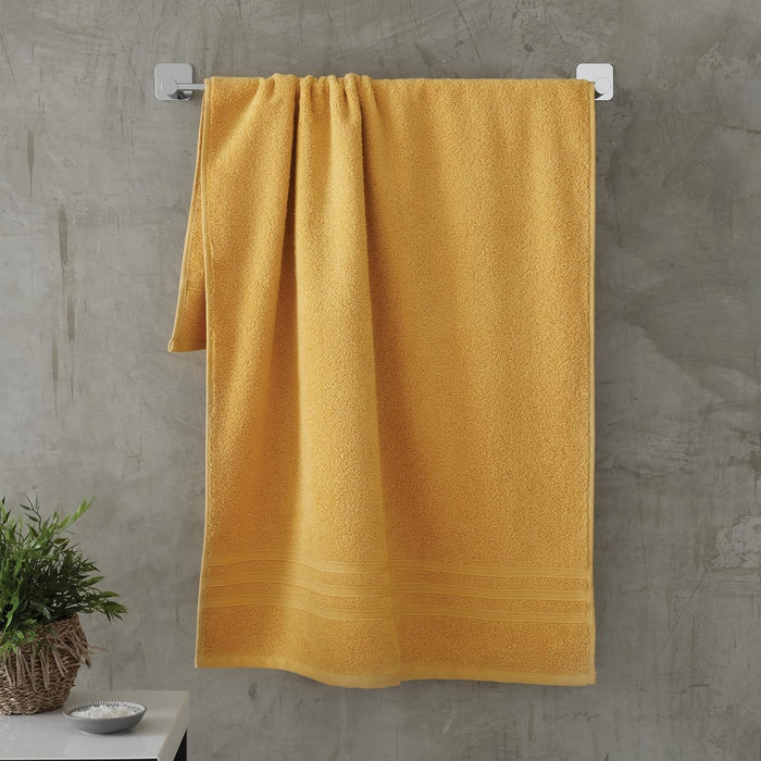 CATHERINE LANSFIELD : Zero Twist Cotton Towel - Ochre (Available in 3 Sizes)