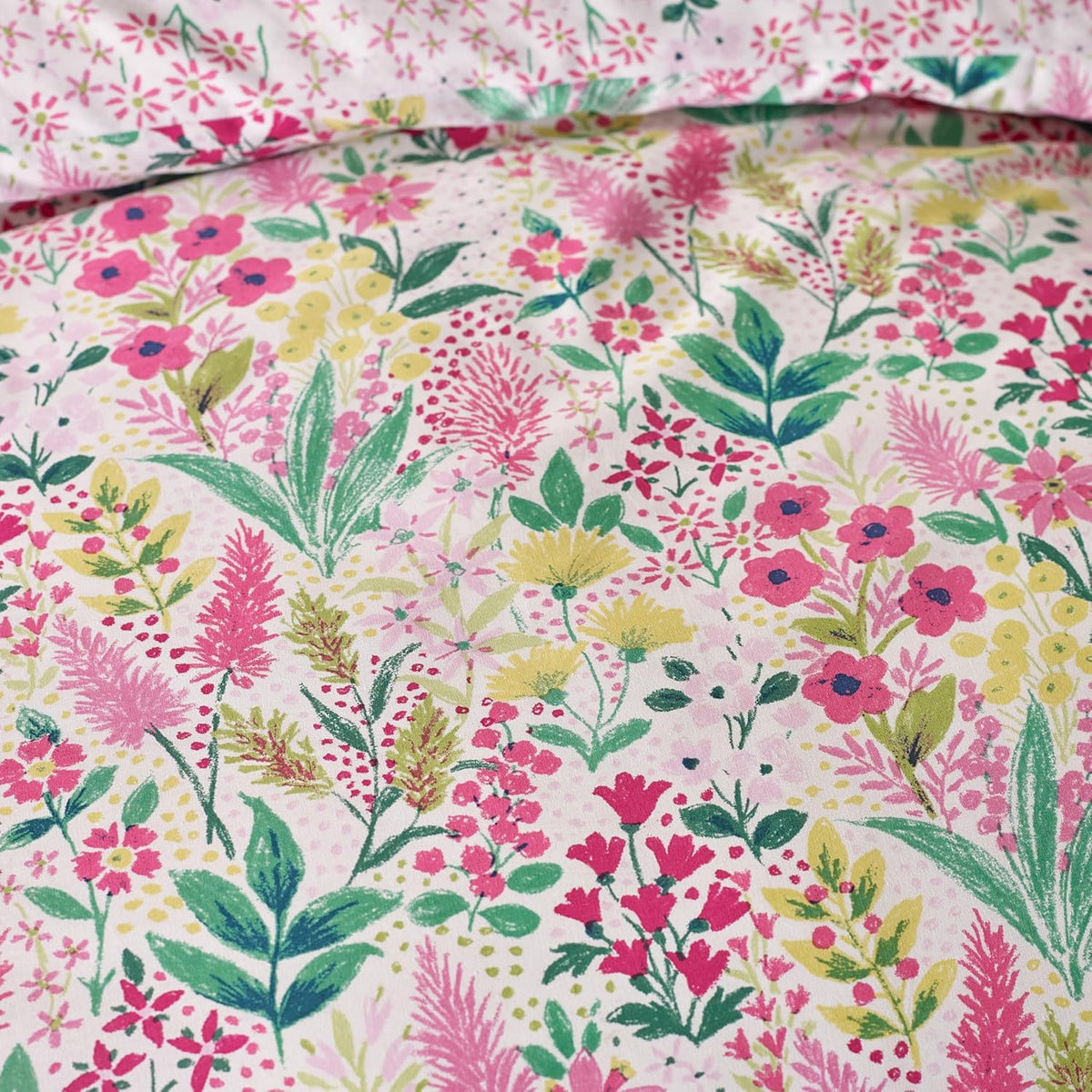 CATHERINE LANSFIELD Tilly Floral Reversible Duvet Cover Set - Pink