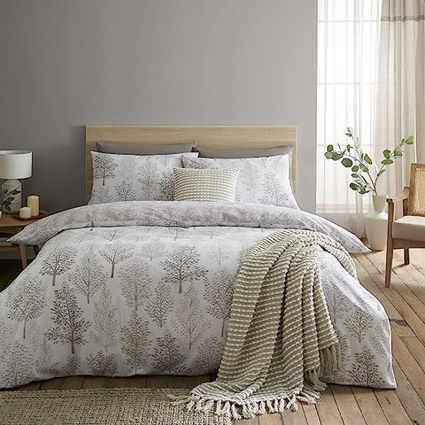 CATHERINE LANSFIELD Wilda Tree Duvet Set - Natural