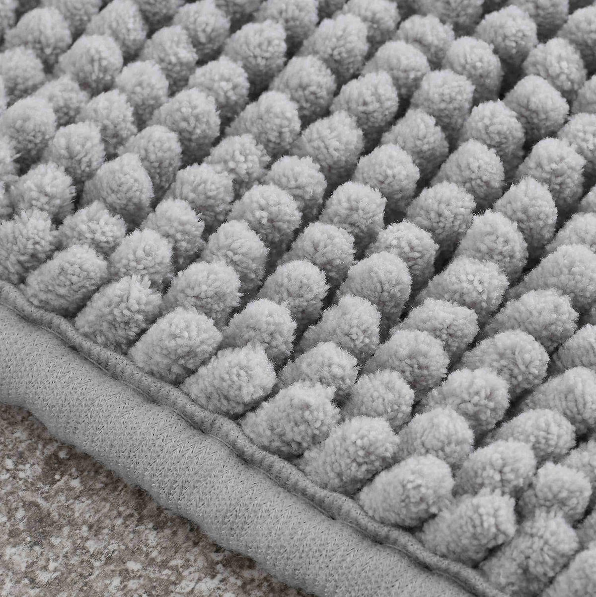 CATHERINE LANSFIELD : Bobble Bath Mat - Silver Grey