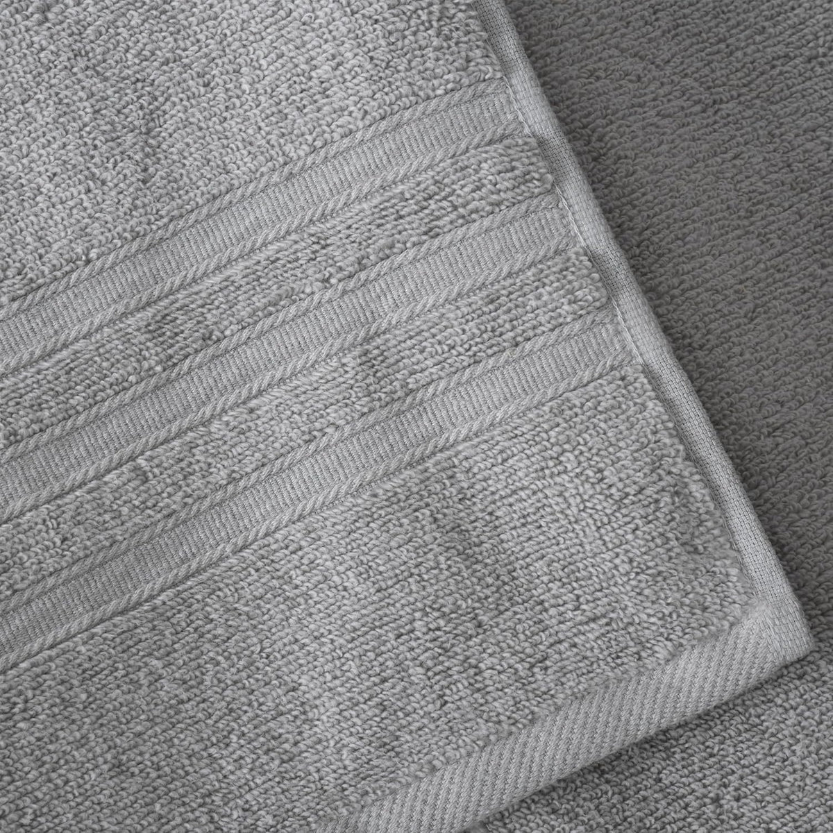 CATHERINE LANSFIELD : Zero Twist Cotton Towel - Silver (Available in 3 Sizes)