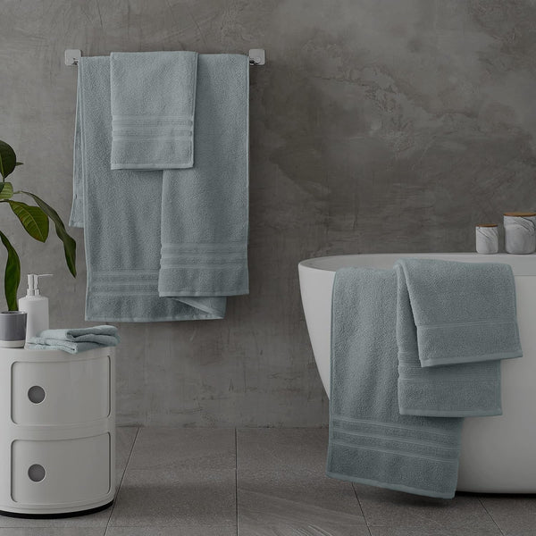 CATHERINE LANSFIELD : Zero Twist Cotton Towel - Sage Green (Available in 3 Sizes)