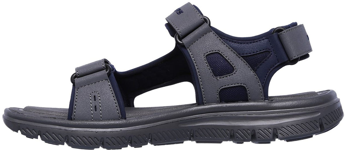 SKECHERS : Men's Flex Advantage S - Upwell Sandal - Navy