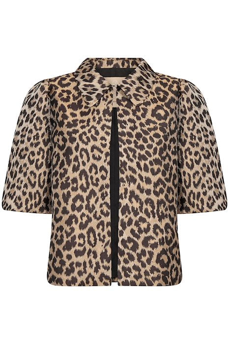 CULTURE Muxi Short Jacket - Leopard