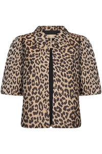 CULTURE Muxi Short Jacket - Leopard