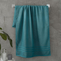 CATHERINE LANSFIELD : Zero Twist Cotton Towel - Teal (Available in 3 Sizes)