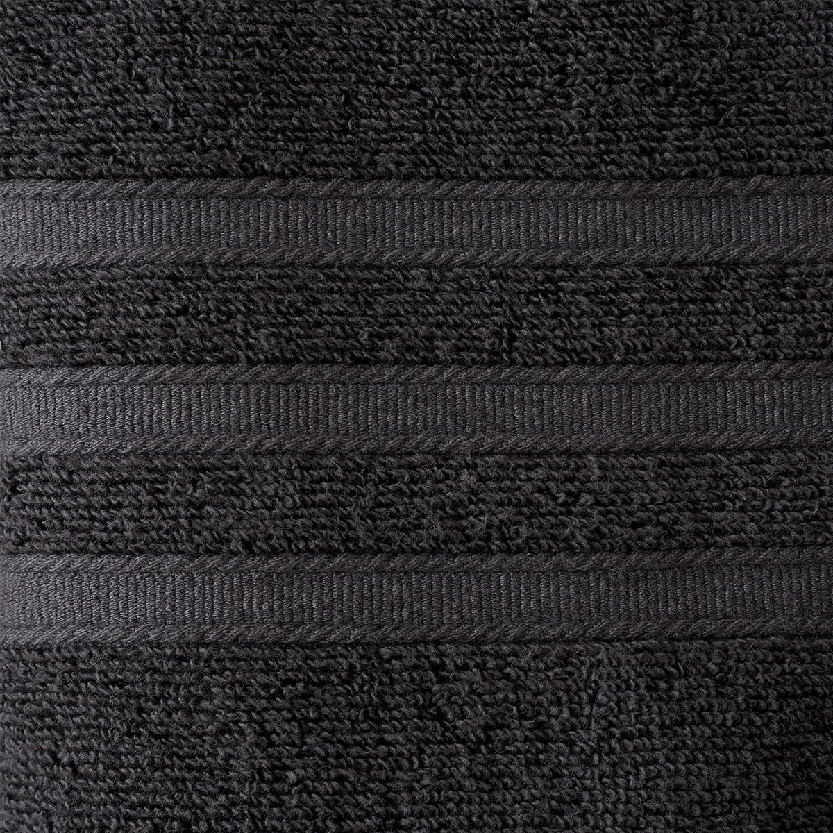 CATHERINE LANSFIELD : Zero Twist Cotton Towel - Charcoal (Available in 3 Sizes)