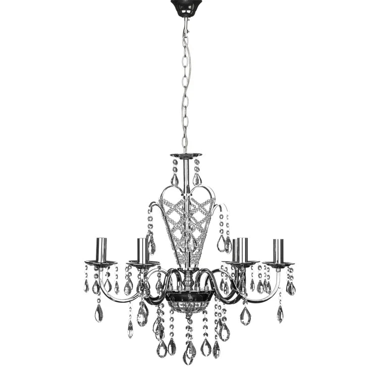 PREMIER : Carrington 6-Light Candle Style Chandelier 59CM