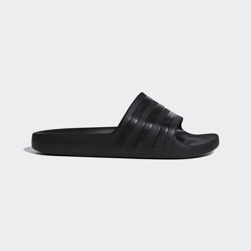 ADIDAS : Adilette Aqua Slides - Black