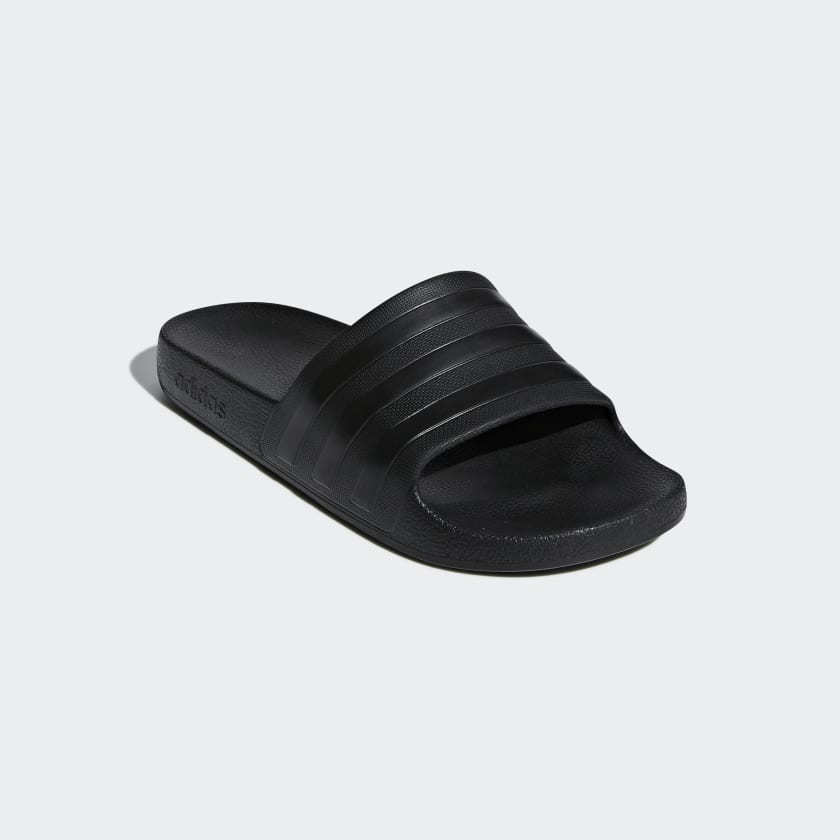 ADIDAS : Adilette Aqua Slides - Black