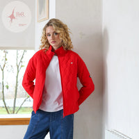 RELAX & RENEW Aine Quilted Jacket - Red