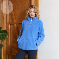 RELAX & RENEW April Half Zip - Blue