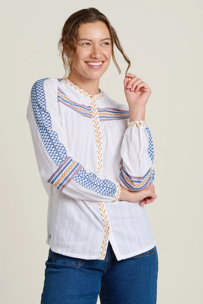 BRAKEBURN Cove Embroided Blouse