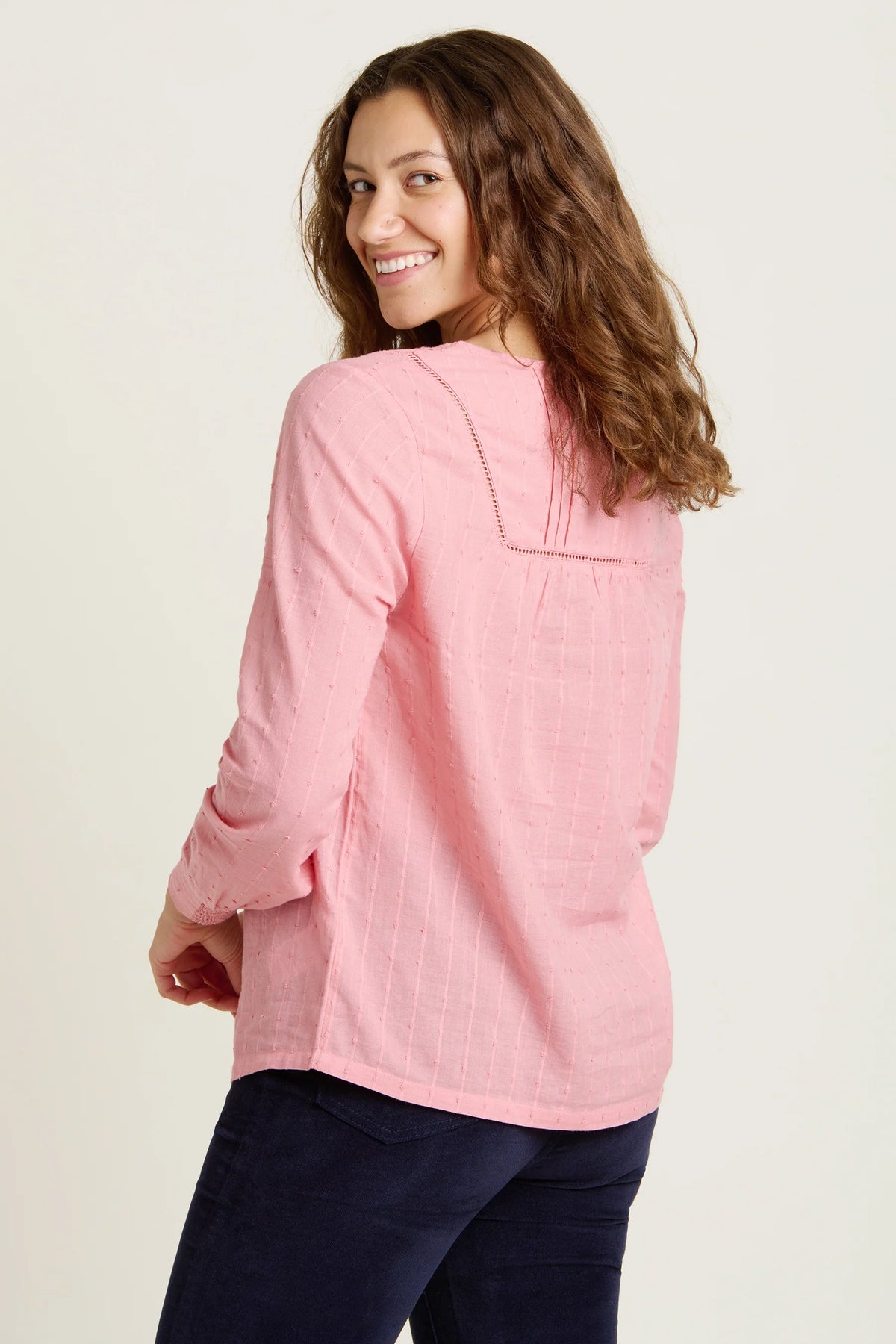 BRAKEBURN Hive Blouse - Pink