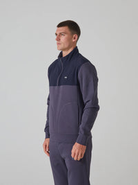 DIESEL Men's Bram Half Zip Top - Grey