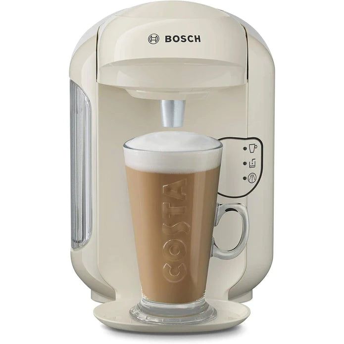 BOSCH Tassimo Vivy 2 0.7L Pod Coffee Machine Cream The Cope