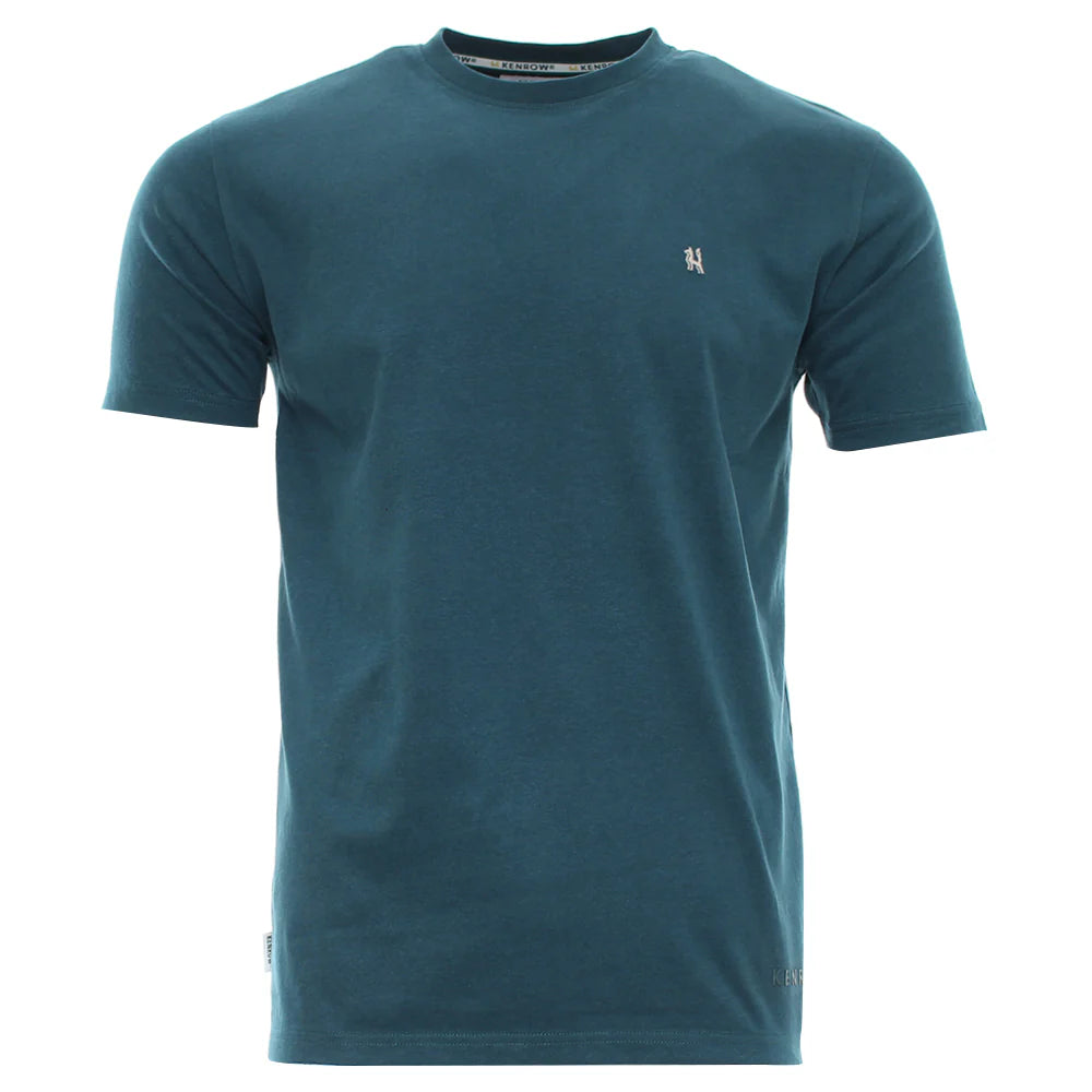 KENROW Men's Bran Crew Neck T-Shirt - Teal