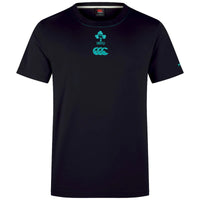 CANTERBURY IRFU Rugby Ireland 2024/25 Team Cotton T-Shirt - Black