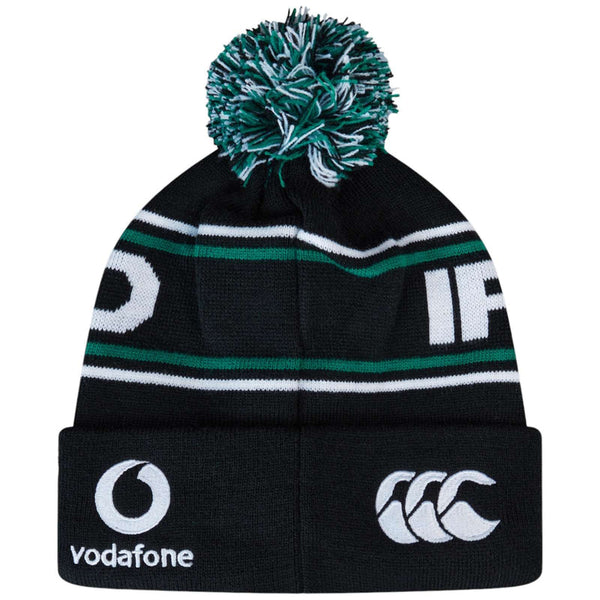 CANTERBURY IRFU Rugby Ireland 2024/25 Bobble Hat - Black