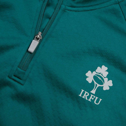 CANTERBURY IRFU Rugby Ireland 2024/25 Quarter Zip Top - Green