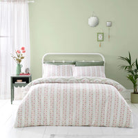 CATHERINE LANSFIELD Cameo Floral Reversible Duvet Cover Set - Green