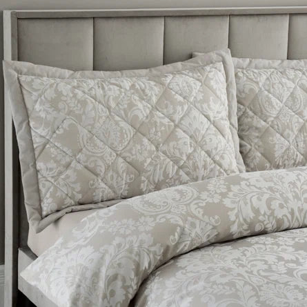 CATHERINE LANSFIELD : Classic Damask Natural PillowSham