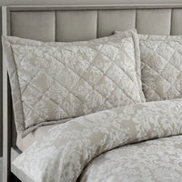 CATHERINE LANSFIELD : Classic Damask Natural PillowSham