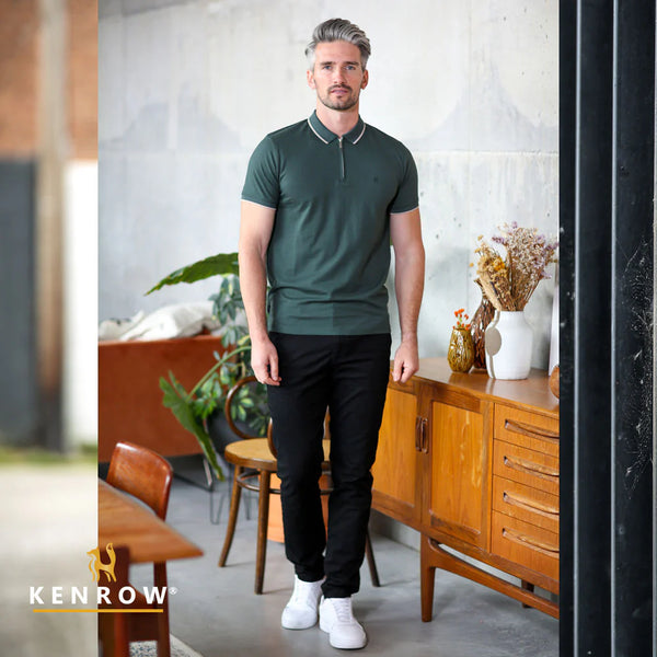 KENROW Men's Cody Slim Fit Chino - Black