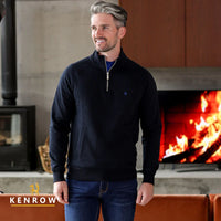 KENROW Men's Coyle Half Zip Top - Navy