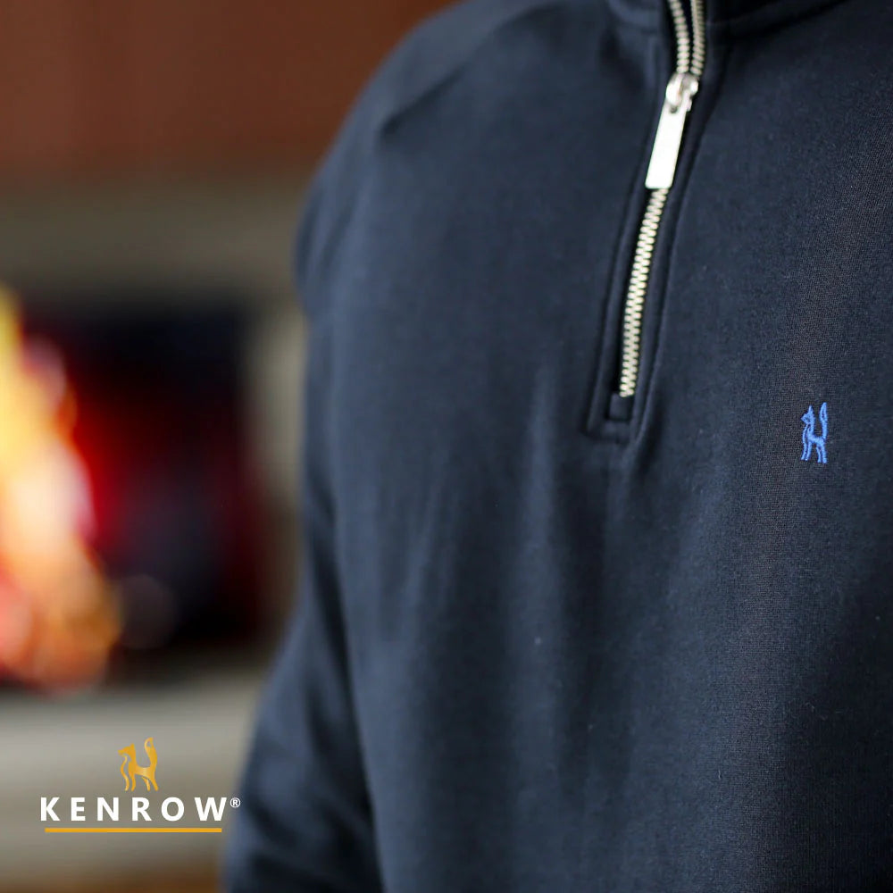 KENROW Men's Coyle Half Zip Top - Navy