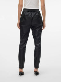 VERO MODA Eva Loose String Coates Pants - Black