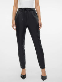 VERO MODA Eva Loose String Coates Pants - Black