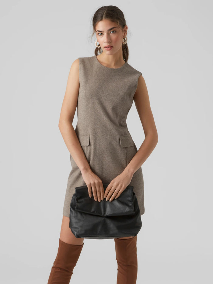 VERO MODA : Sleeveless Dress - Grey