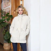 RELAX & RENEW Emillia Quilted Jacket - Stone