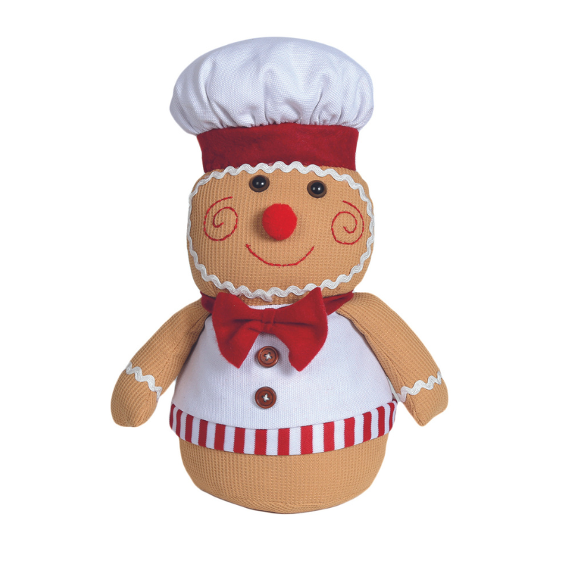 Gingerbread Doorstop 32cm